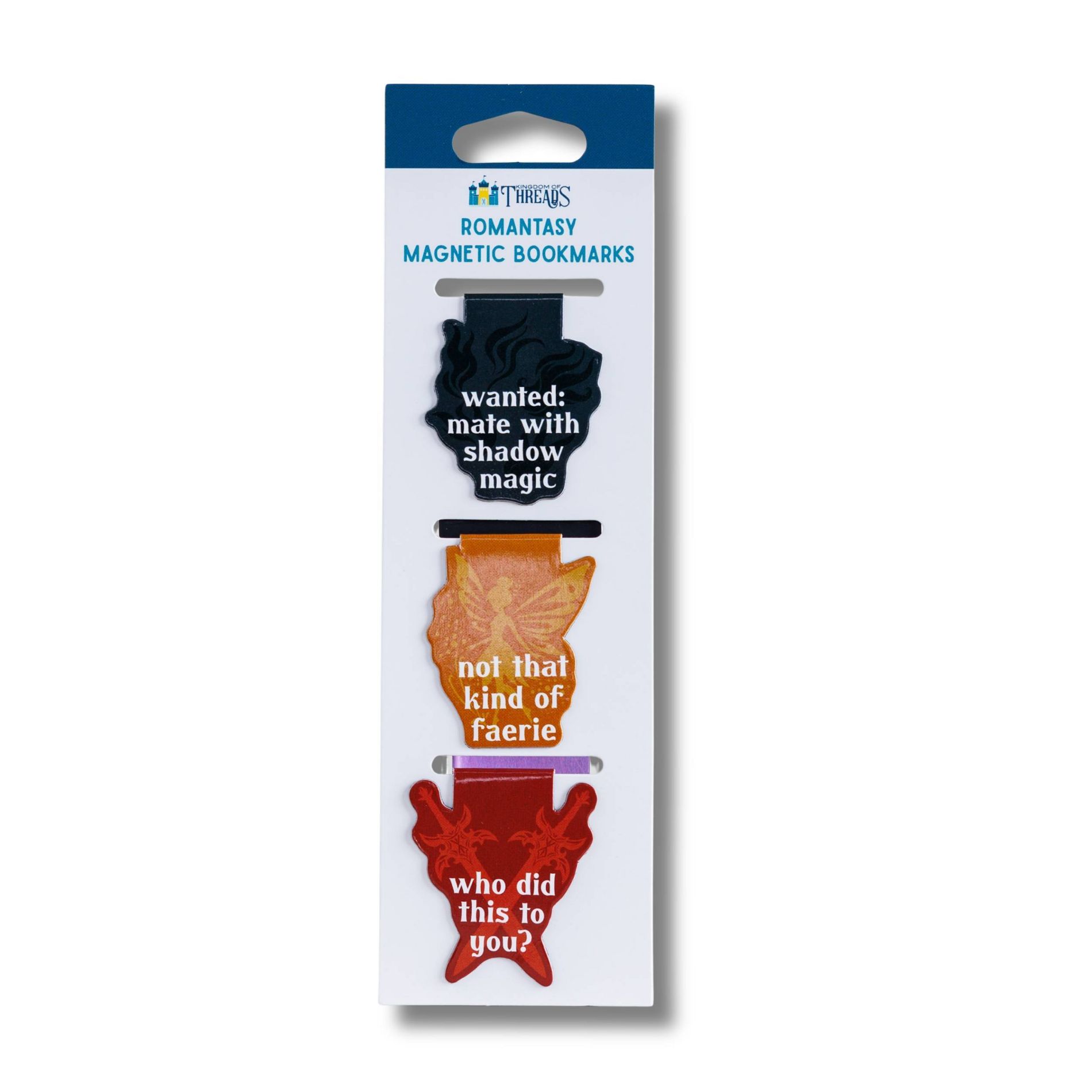 Romantasy Reader Magnetic Bookmark 3-Pack