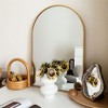 Lycvki 24x36 Inch Metal Framed Arched Bathrrom Mirror for Wall. - 4 of 4