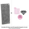 Big Dot of Happiness Omg, You're Getting Married Paper Straw Decor - Engagement Party Striped Decorative Straws - Set of 24 - 3 of 4