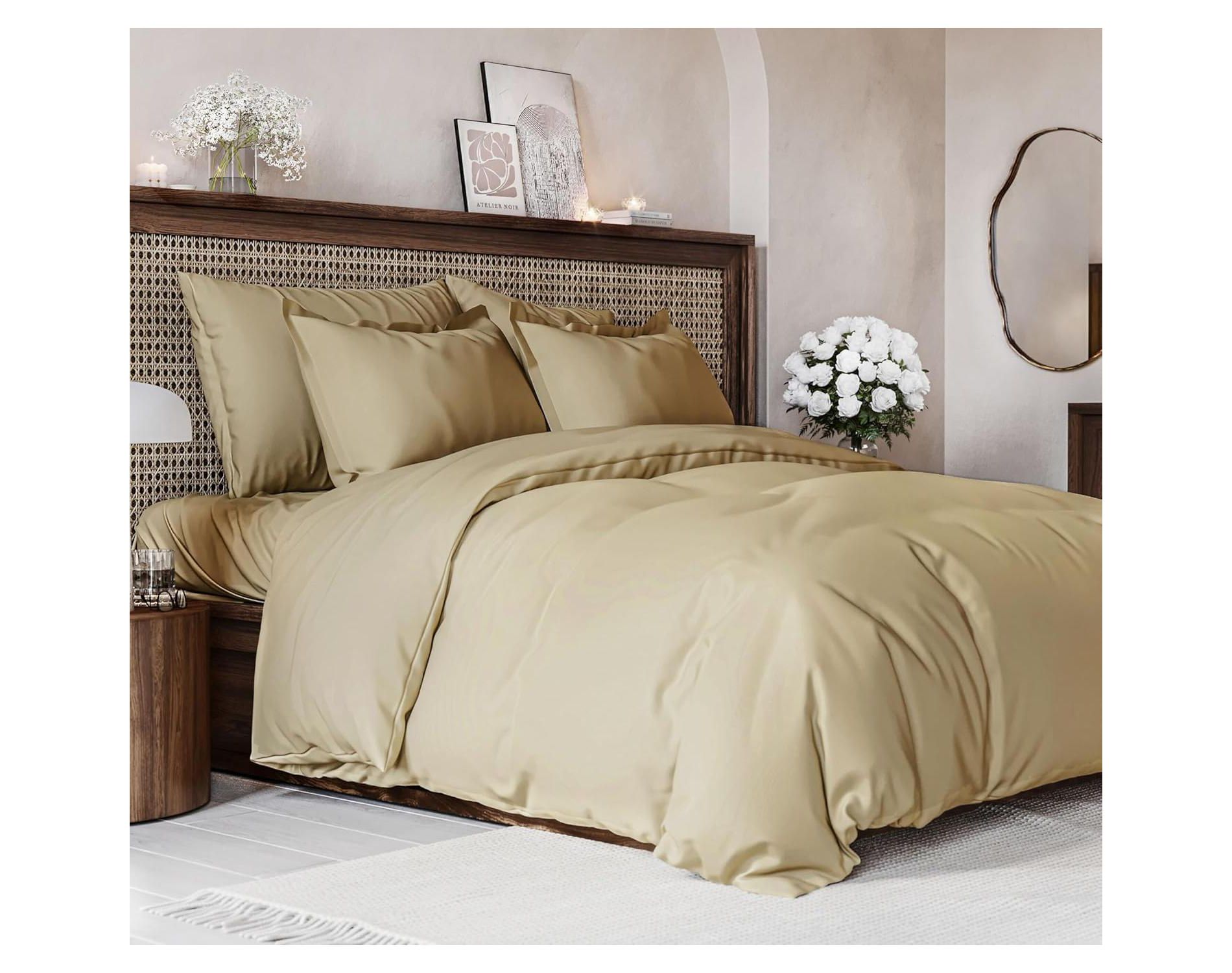 Luxury Soft Premium Duvet Cover Set - Zipper Closure & Matching Pillow Shams - CGK Linens