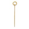 Black Bow Jewelry 14k Yellow Gold Polished Cutout Smiley Face Pendant, 25mm (1 inch) - 2 of 4