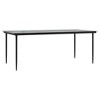 vidaXL Patio Dining Set Set of 6 Gray, Navy Blue, Black - 4 of 4