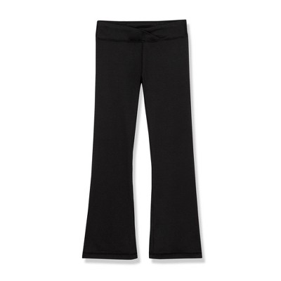 Lands' End Kids High Waisted Active Flare Leggings