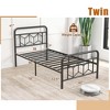 Costway Twin/Full/Queen/King Size Bed Frame Mattress Foundation with Headboard 12.5" Under-bed Storage Black - 3 of 4