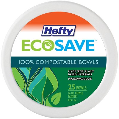 Hefty EcoSave Molded Fiber Bowl - 25ct