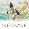 Princeton Neptune Quill Brush, Synthetic Bristles, Short Handle Watercolor Paintbrush, Dark Wood, Size 8, 1 Count - 2 of 4