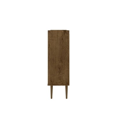 Bogart Brown Mid-Century Modern 4 Shelf Accent Cabinet