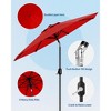 10ft Patio Umbrella, Table Umbrella Outdoor Patio with Crank Lift & Push Button Tilt, 8 Sturdy Ribs for Yard, Deck, Pool - 3 of 4
