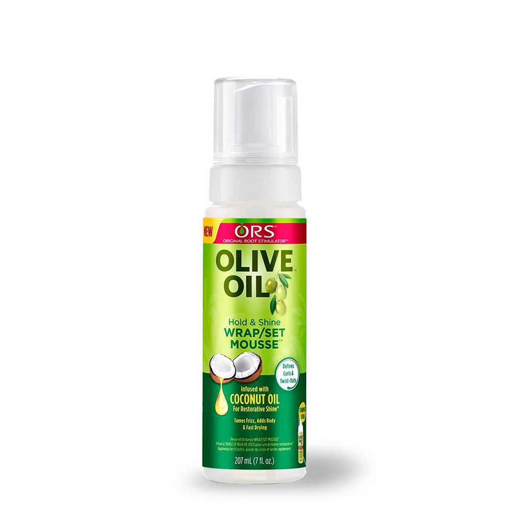 Photos - Hair Styling Product ORS Olive Oil Wrap/Set Mousse Set - 7 fl oz