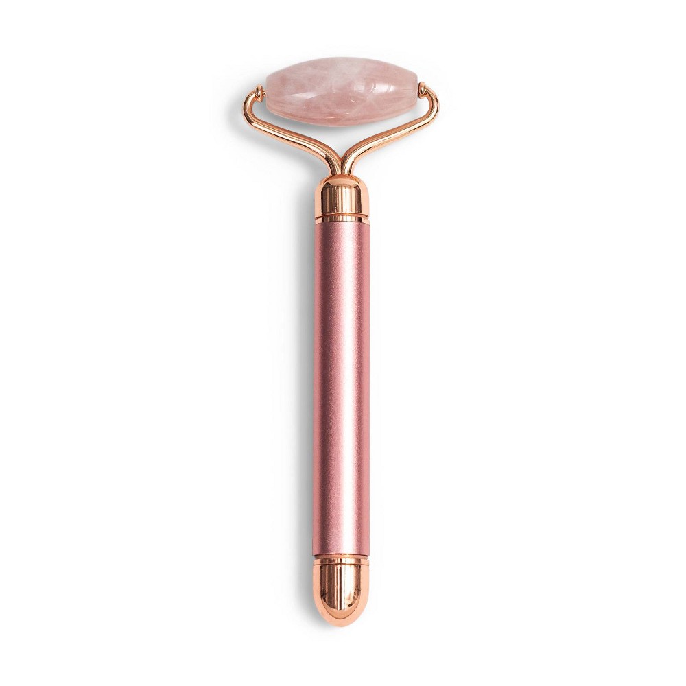 Zoe Ayla Rose Quartz Electric Vibrating Noiseless Roller - 1ct