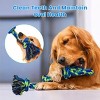 Heavy Duty Dog Rope Toys for Large Breed Aggressive Chewers, 2 Pack Indestructible Teeth Cleaning Tug of War Toy - 4 of 4