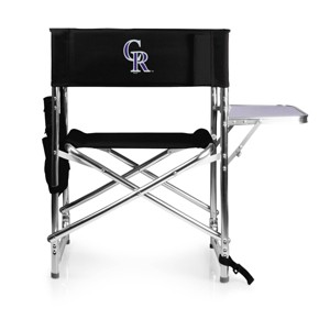 MLB Colorado Rockies Outdoor Sports Chair - Black - 1 of 4