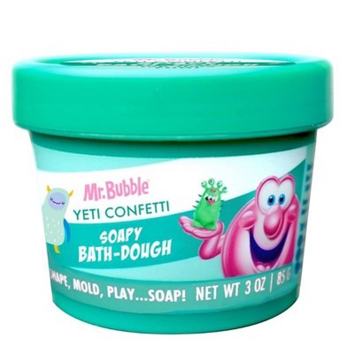 Mr. Bubble Soapy Bath Dough Yeti Confetti