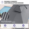 Crestlive Products 10 x 6.5 FT Double Top Patio Outdoor Umbrella  Rectangular Tilting Parasol Waterproof - 4 of 4