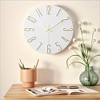 Unique Bargains Plastic Classic Battery Powered Silent Non-Ticking Wall Clock 12 x 12 Inches - 2 of 4