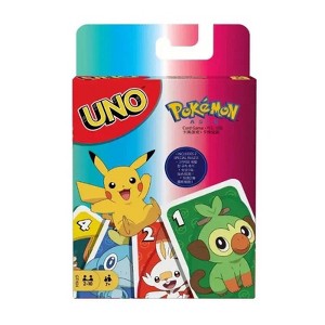 Uno Pokemon Themed Character Card Game - 1 of 4