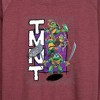 Women's - Teenage Mutant Ninja Turtles - Donatello, Raphael, Leonardo, & Michelangelo Lightweight French Terry Wide Neck Long Sleeve Shirt - 2 of 4