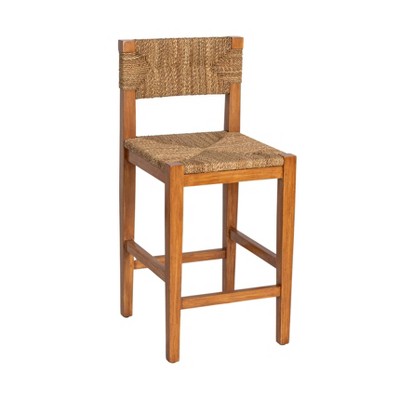Storied Home Willowbrook Rope Counter Height Stool