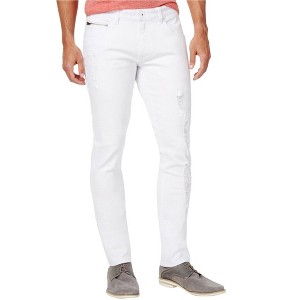 I.N.C International Concepts Mens Orlando Stockholm Skinny Fit Jeans, White, 34W x 30L - 1 of 1