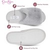 Jessica Simpson Womens Fuzzy Open Toe Slide Slipper - 2 of 4