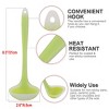 Unique Bargains Silicone Heat Resistant Ergonomic Handle Non-Stick Soup Kitchen Spoon 8.3 Inch 1 Pc - 4 of 4