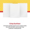 School Smart Folding Bristol Board, 12 x 18 Inches, White, Pack of 100 - 3 of 4