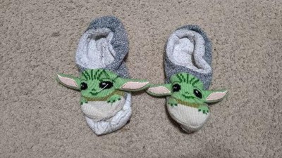 Kids baby yoda discount slippers