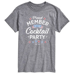 Men's - Instant Message - Cocktail Party Short Sleeve Graphic T-Shirt - 1 of 4