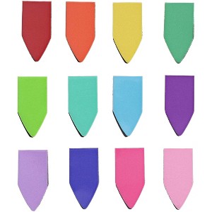 Bright Creations 72 Pack Rainbow Arrow Magnetic Bookmarks, Bulk Mini Magnet Page Clip Markers for Reading, 12 Colors, 1 x 0.5 In - 1 of 4