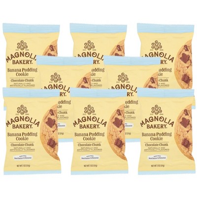 Magnolia Bakery Banana Pudding Chocolate Chunk Cookies - Case of 8/2 oz