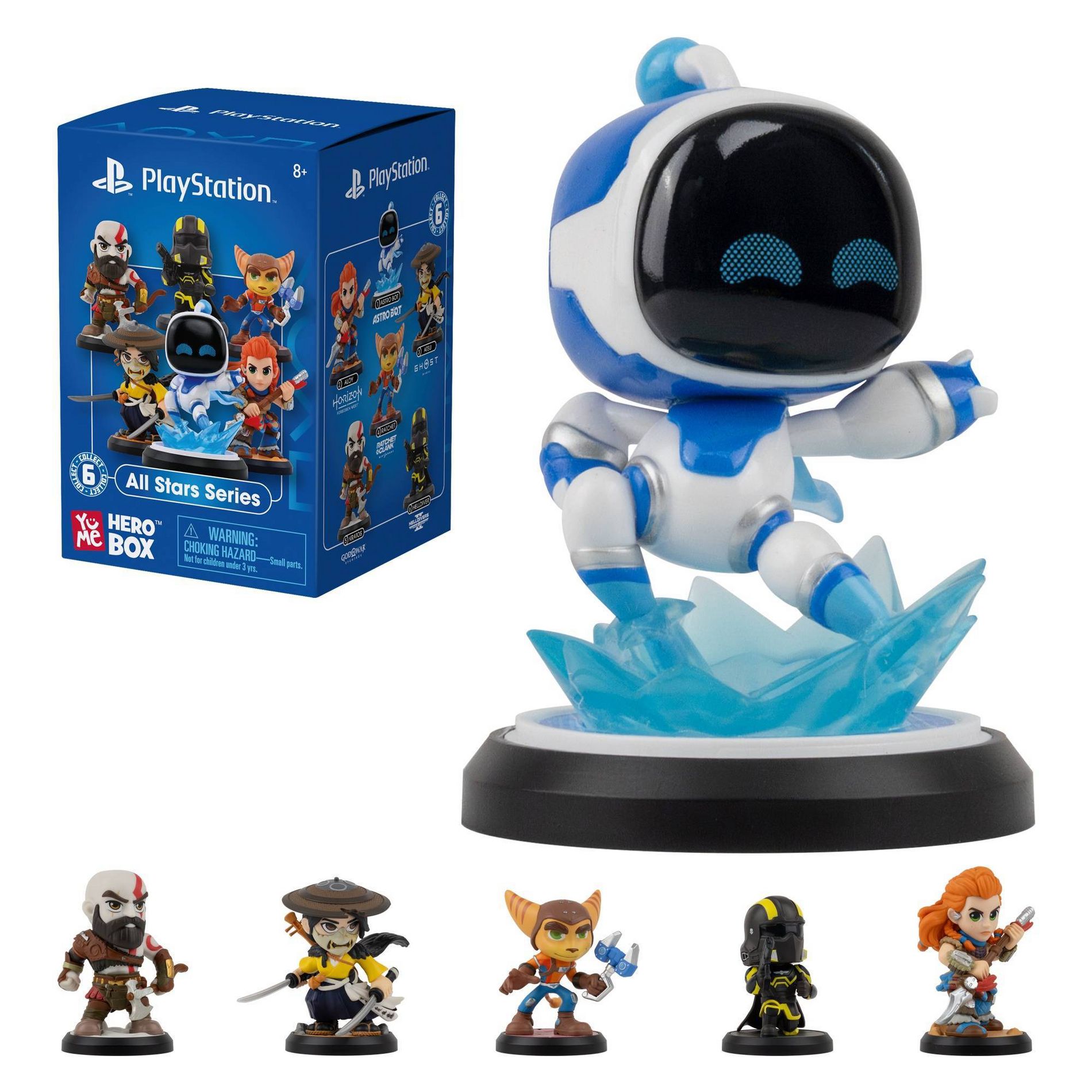 YuMe Sony PlayStation Hero Box Blind Box All Stars Series