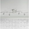 Pro Track Axel 4-Head LED Ceiling Track Light Fixture Kit Swing Arm Spot Light Silver Brushed Nickel Finish Metal Modern Kitchen Bathroom 49" Wide - 2 of 4