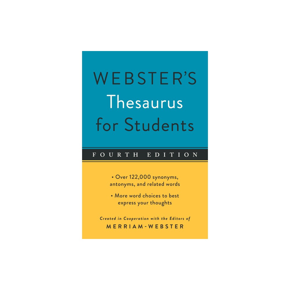 ISBN 9781596951815 product image for Webster's Thesaurus for Students, Fourth Edition - 4th Edition by Merriam-Webste | upcitemdb.com