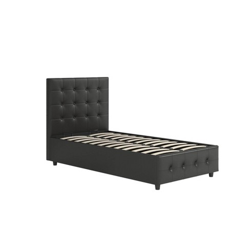 Selma Upholstered Bed Room Joy Target, Black Leather Queen Bed Set
