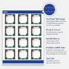 Avery Square Cards, 2" x 2", Silver-Green Plaid, Matte, 120ct - 3 of 4