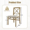 HOMEFUN Scandinavian style wooden dining chair - 4 of 4