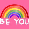 Adult Design By Humans Be You Rainbow Pride By Chos Racerback Tank Top - 2 of 2