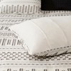 Gracie Mills Donny Farmhouse Geometric Striped Cotton Jacquard Duvet Set - King/California King - 4 of 4