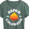 Women's - Instant Message - Aspen Colorado 1879 Short Sleeve Graphic T-Shirt - 2 of 4