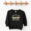 The Juniper Shop You're My Lucky Charm Clovers Toddler Sweatshirt - 2 of 4