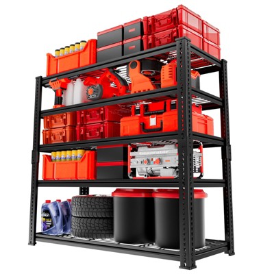 Adjustable Heavy Duty Metal Shelving Unit for Garage,Pantry,Storage,Toolsheds, Warehouses