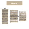 Home Weavers Glamour Collection 100% Polyester Microfiber Bathroom Rug, Non Slip Bath Mat Water Absorbent Soft Microfiber Shaggy Mat Machine Washable - 3 of 4