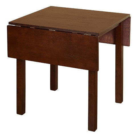 Wood table on sale with leaf