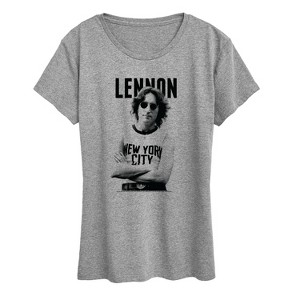 Women's - John Lennon - Lennon NYC Short Sleeve Graphic T-Shirt - 1 of 4