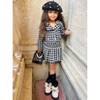 Pearl Houndstooth Luxe Blazer And Pleated Skirt Set Mia Belle Girls - 4 of 4