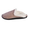 Roxoni Women's Memory Foam House Fleece Trim Knit Sweater Slipper - 4 of 4