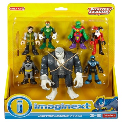 imaginext justice league 7 pack