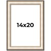 PosterPalooza | Contemporary Silver Picture Frame - UV Acrylic, Foam Board Backing, Hanging Hardware - 2 of 4