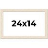 PosterPalooza | 24x14 Wide Barnwood Picture Frame, UV Acrylic, 6 Finishes - Grey, Brown, White, and Black - 2 of 4