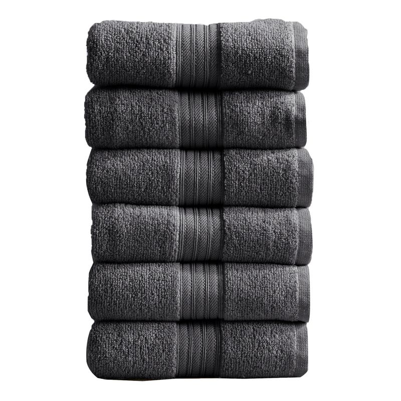 100% Cotton Solid Color Quick Dry Bath Towel Set, 1 of 8